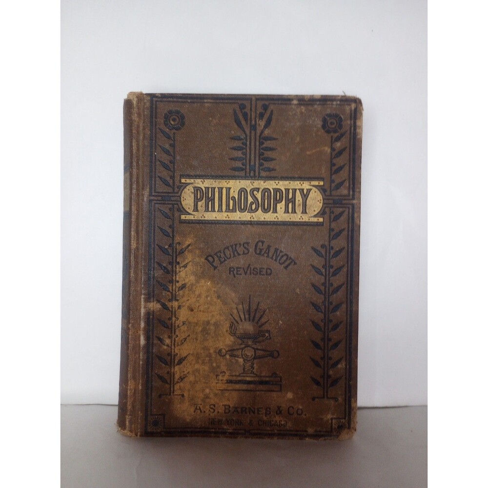 Antique Book “Philosophy” By William G. Peck  Copyright 1881